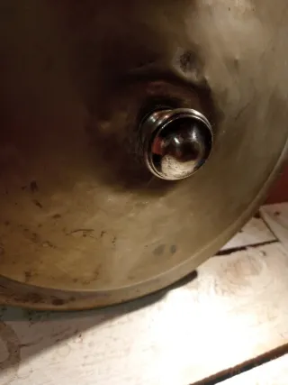 Tapa antigua para servir comida