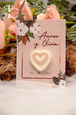 Detalles boda, velas y Wax Melts.