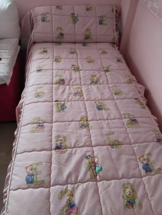 Colcha infantil Reig Martí ositos con dos cojines