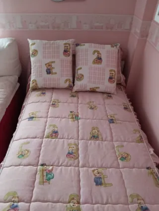 Colcha infantil Reig Martí ositos con dos cojines