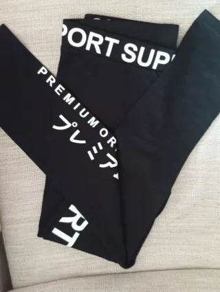 Mallas deportivas mujer negras