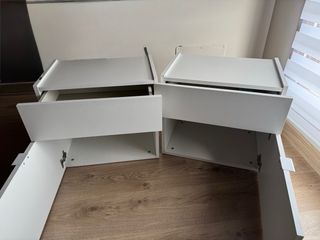 Ikea Mesitas de Noche Blancas