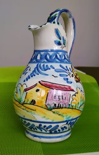 Jarra y Palangana Cerámica Triana