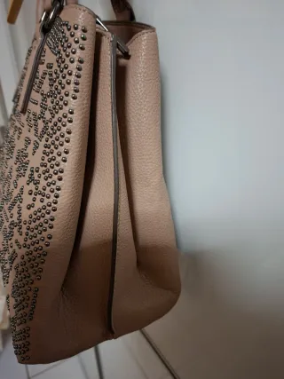 Borsa Trussardi Jeans Beige con Borchie