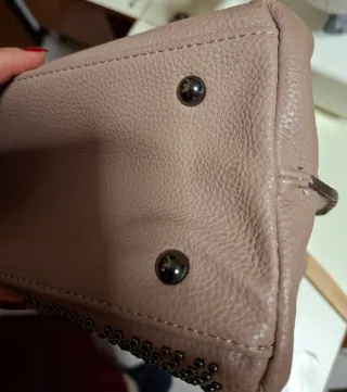 Borsa Trussardi Jeans Beige con Borchie