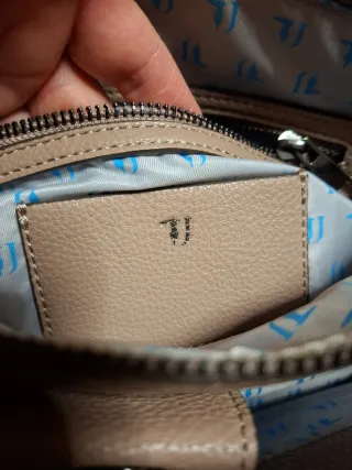 Borsa Trussardi Jeans Beige con Borchie