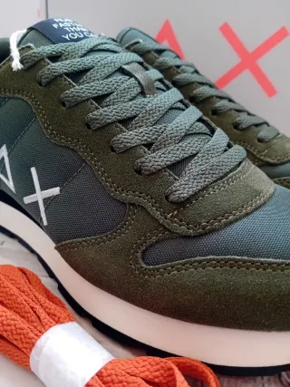 ✅️SUN68 Scarpe Uomo Tg 44 Verde Oliva