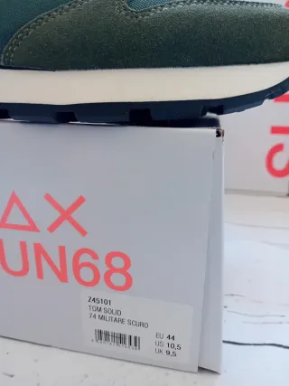 ✅️SUN68 Scarpe Uomo Tg 44 Verde Oliva