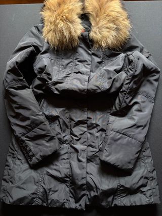 Giubbotto lungo Peuterey donna nero