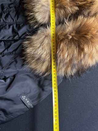 Giubbotto lungo Peuterey donna nero