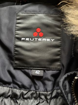 Giubbotto lungo Peuterey donna nero