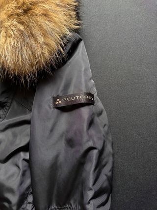 Giubbotto lungo Peuterey donna nero