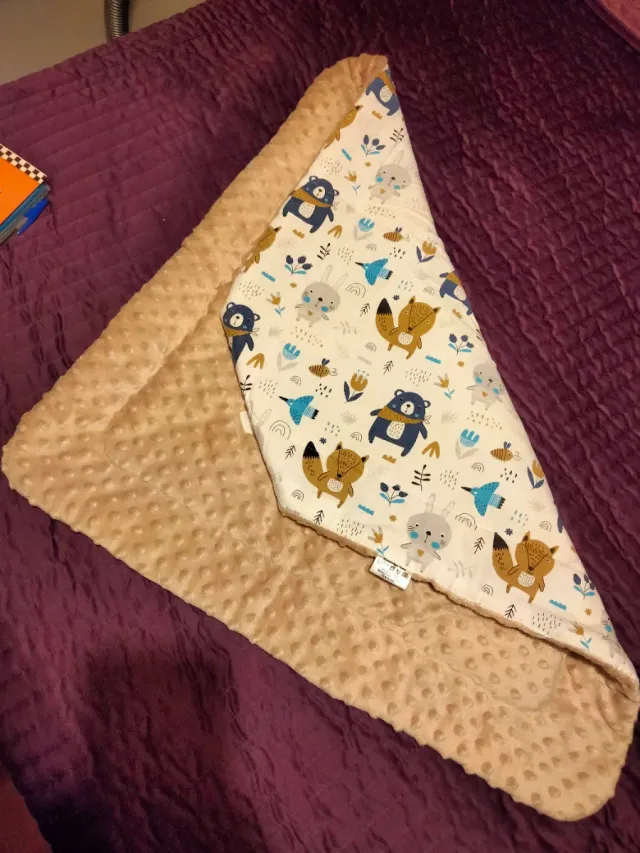 Manta saco para bebé con estampado de animales