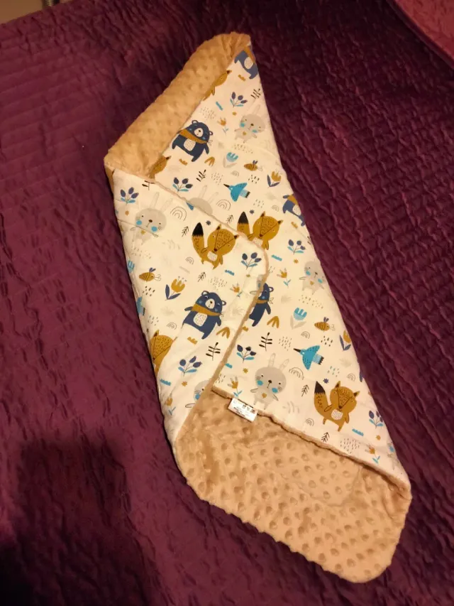 Manta saco para bebé con estampado de animales