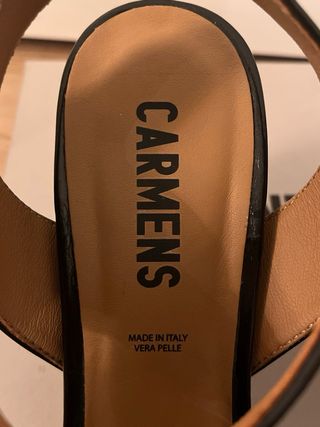 CarmenS “Candy Cross” Sandalias Cuero Talla 40