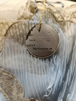 Camisón Combinación Vintage Nuevo Talla L