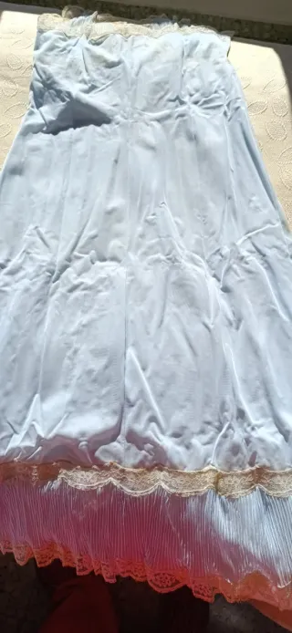 Camisón Combinación Vintage Nuevo Talla L