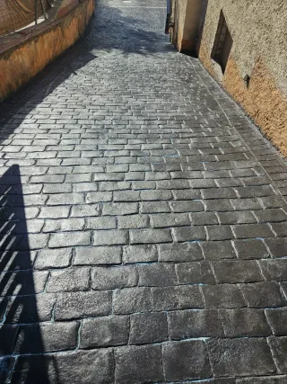 Pavimento de hormigón impreso