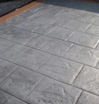 Pavimento de hormigón impreso