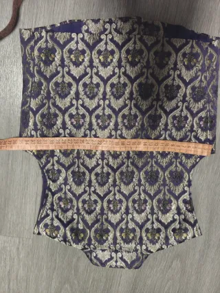 Chaleco Fallero Niño Dorado y Morado talla 8 -9