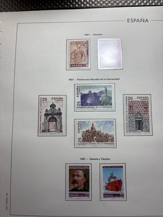 Álbum Sellos España 1990-1992