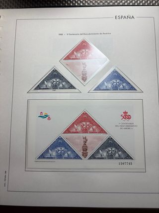 Álbum Sellos España 1990-1992