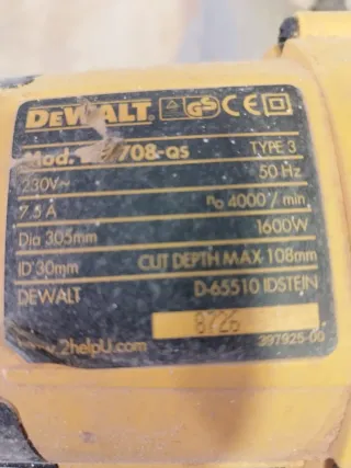Ingletadora telescópica DeWalt