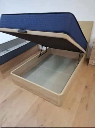 Canapé abatible con colchón