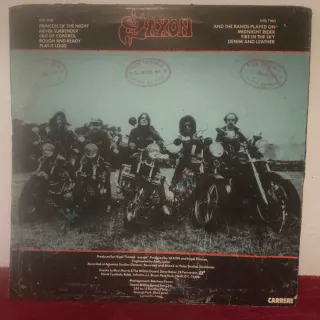 Saxon - Denim and Leather LP