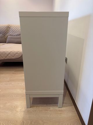 Mueble auxiliar blanco 4 puertas