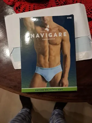 Slip Navigare Uomo Cotone Bielastico Soft M