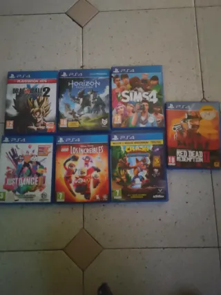 PS4 Juegos Varios (Dragon Ball, Sims 4, Crash)