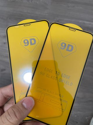 2x Vidrio Templado 9D iPhone X