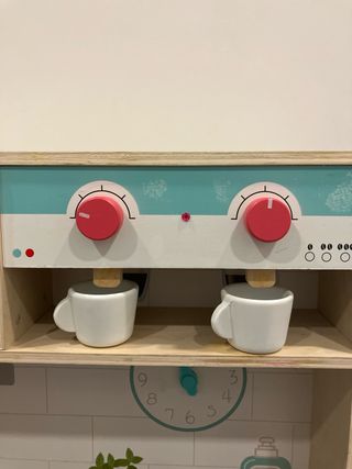 Cocinita de juguete de madera 72x40x109