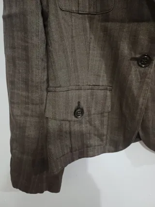 Americana Zara elegante marrón