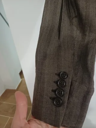 Americana Zara elegante marrón