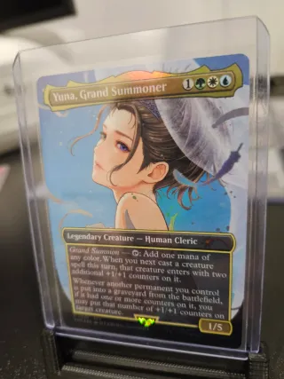 Yuna, Grand Summoner M 0001 FFX Promo Foil