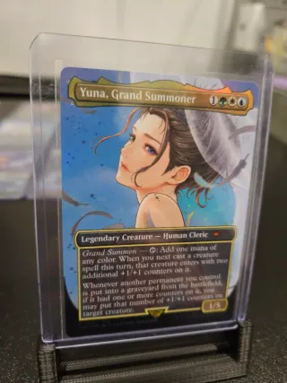 Yuna, Grand Summoner M 0001 FFX Promo Foil