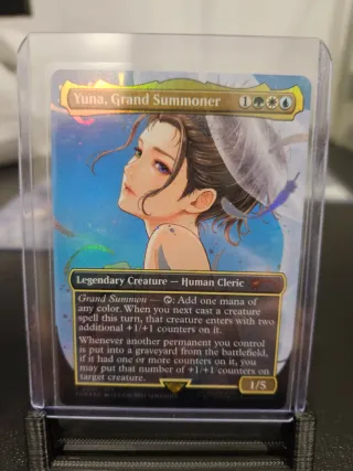 Yuna, Grand Summoner M 0001 FFX Promo Foil