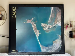 Cuadro fotografia gran Bahía de Cádiz