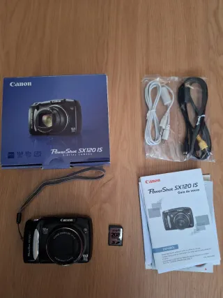 Cámara Canon PowerShot SX120 IS Negra