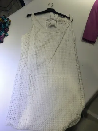 Vestido Purificación García Talla 42 Blanco