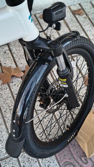 Bicicleta Eléctrica Plegable TOOT Rabbit Blanca