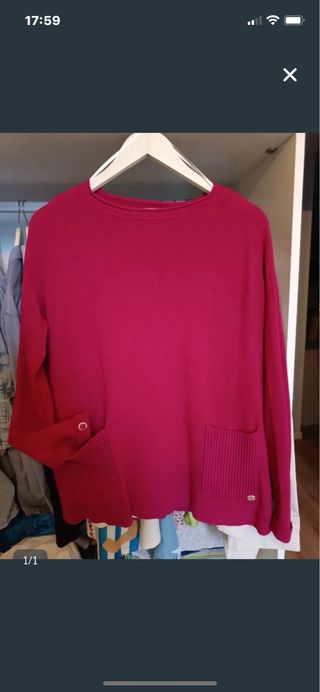 Jersey fucsia mujer