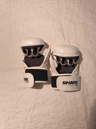 Guantillas MMA SHARK Blancas Talla L/XL