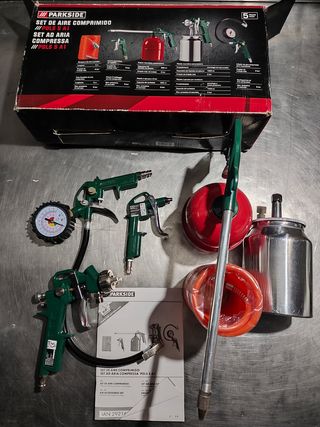 Set Aire Comprimido Parkside PDLS 5 A1