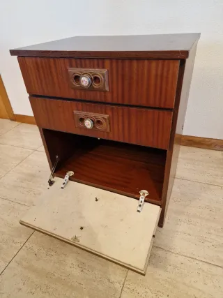Mueble cajonera antiguo madera
