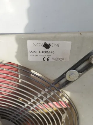 Extractor de aire industrial