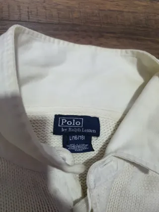 Jersey Polo Ralph Lauren Blanco Talla 3