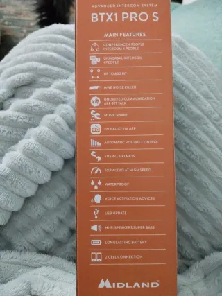Intercomunicador Moto Midland BTX1 PRO S